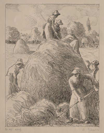 Eragny szénagyártói alkotó: Gustave Leheutre