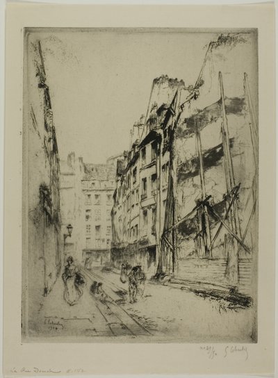 A Rue Domat, Párizs alkotó: Gustave Leheutre