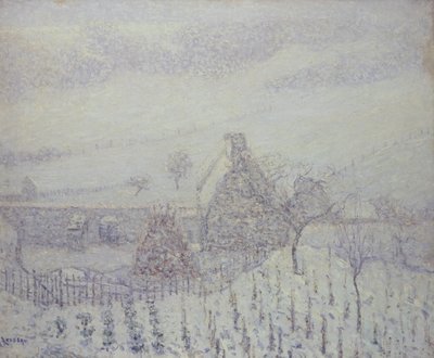 Blizzard Hedouville-ben alkotó: Gustave Loiseau