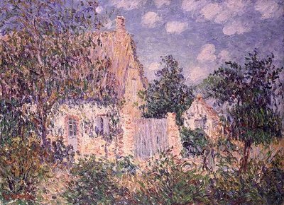 Kunyhó St. Cyr du Vaudreuilban (olaj, vászon) alkotó: Gustave Loiseau