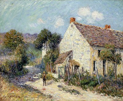 Seine-et-Oise tája; Sein-et-Oise tája, 1906 alkotó: Gustave Loiseau