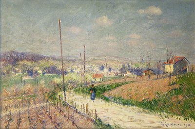 Tavasz Ile de France-ban; Tavasz Ile de France-ban, 1916 alkotó: Gustave Loiseau