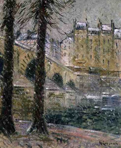 A Pont Marie, 1926 körül (olaj, vászon) alkotó: Gustave Loiseau