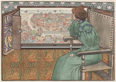 Solveig, 1897 körül. alkotó: Gustave Max Stevens
