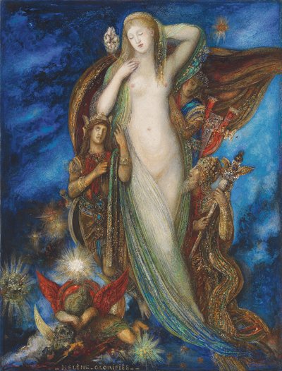 Helen Glorified, 1896 alkotó: Gustave Moreau