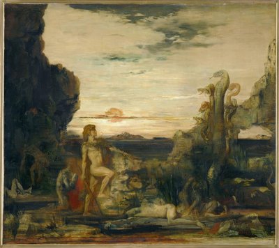 Herkules és a lernai hidra alkotó: Gustave Moreau