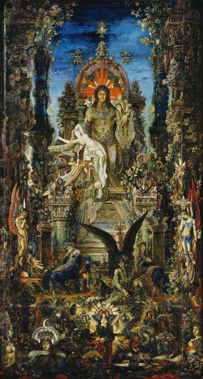Jupiter és Semele, 1894-95 alkotó: Gustave Moreau
