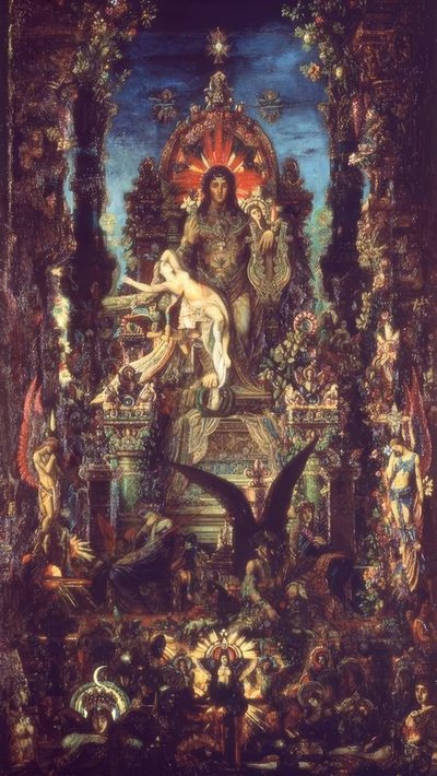 Jupiter és Semele alkotó: Gustave Moreau