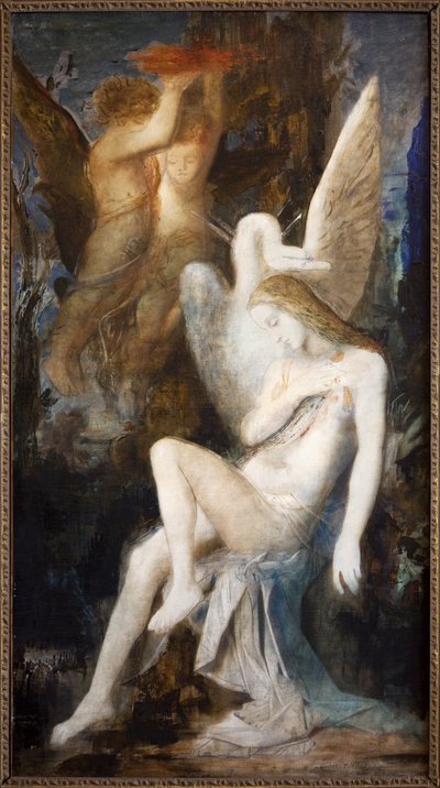 Léda és a hattyú (olaj, vászon) alkotó: Gustave Moreau