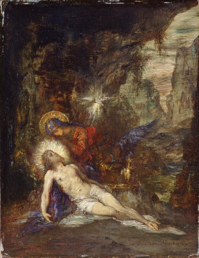Pietà, c. 1876 alkotó: Gustave Moreau
