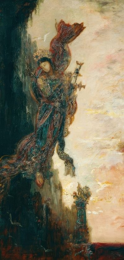 Sapho síremlék alkotó: Gustave Moreau