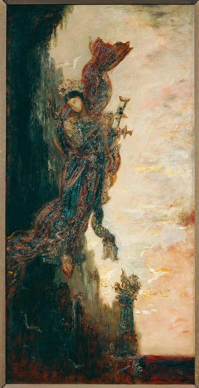 Sappho, falling (festmény vászonra) alkotó: Gustave Moreau