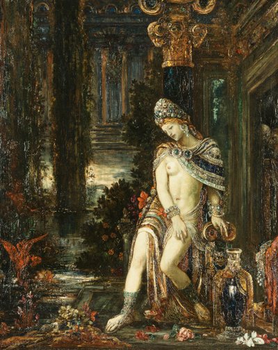 Susanna és a vének, 1895 körül alkotó: Gustave Moreau