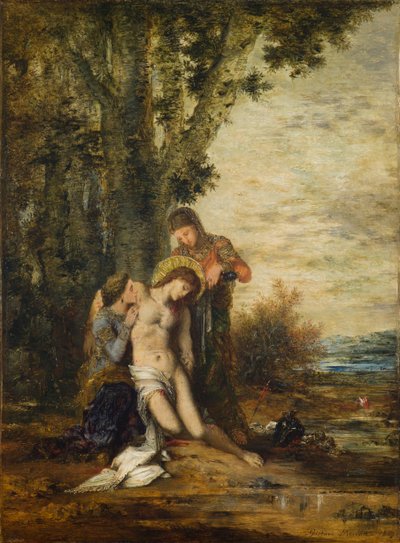 A vértanú Szent Sebestyén alkotó: Gustave Moreau