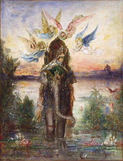A Szent Elefánt Peri alkotó: Gustave Moreau