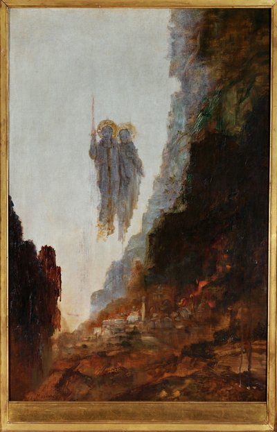 Szodoma angyalai alkotó: Gustave Moreau