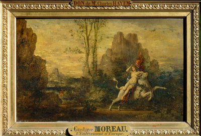 Europa megerőszakolása (festmény fára) alkotó: Gustave Moreau