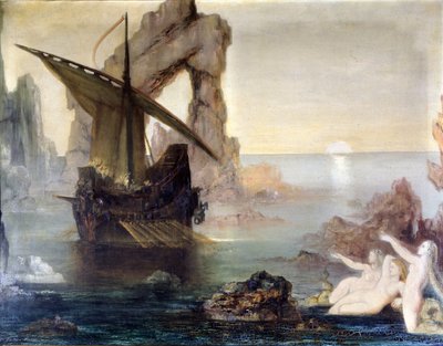 Gustave Moreau: Ulysses és a sellők. alkotó: Gustave Moreau