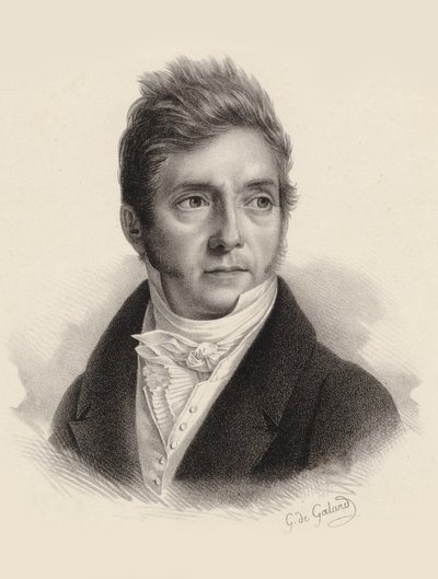 Pierre Jacques Joseph Rode zeneszerző portréja 1774-1830. alkotó: Gustave de Galard