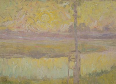 Jardin a Laethem-Saint-Martin, 1910 körül alkotó: Gustave de Smet