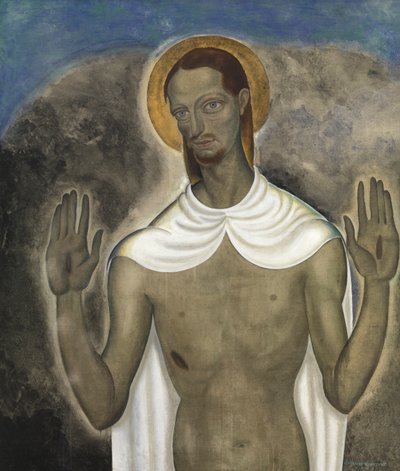 Krisztus mutatja a sebeit alkotó: Gustave Van de Woestyne