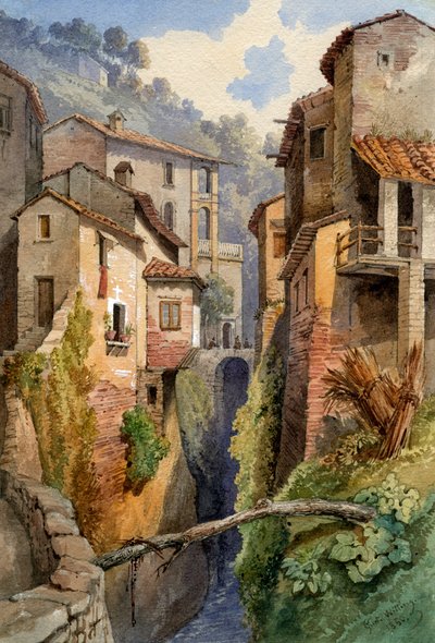 Lucca, Toszkána, Olaszország, 1850. alkotó: Gustavo Witting