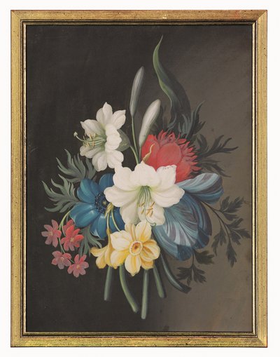 Virágcsokor csendélet alkotó: Gustavus Hamilton