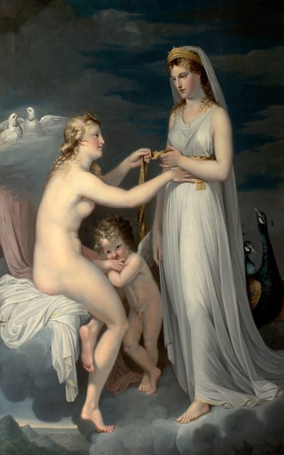 Juno kölcsönkéri a Vénusz övét, 1771 körül alkotó: Guy Head