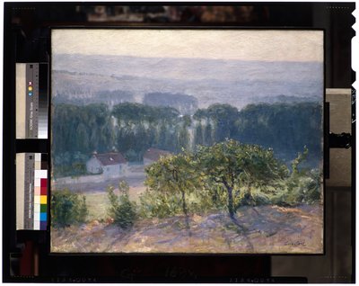 Késő délután, Giverny, 1905-1913 körül (olaj, vászon) alkotó: Guy Rose