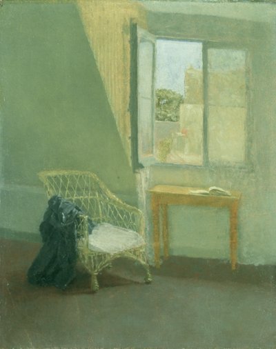 A művész szobájának egy sarka Párizsban alkotó: Gwen John