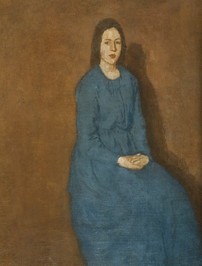 Egy fiatal nő kékben, 1914-1915 körül alkotó: Gwen John