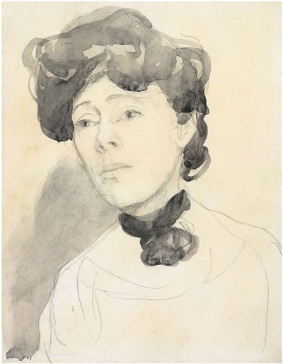 Hölgy portréja, c. 1909-1910 alkotó: Gwen John