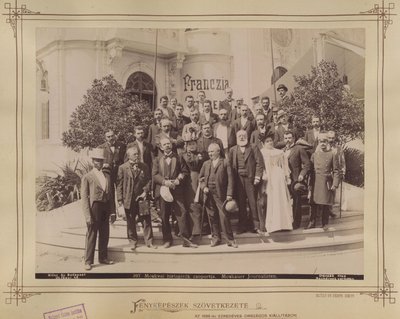 Millenniumi kiállítás, újságírók. - Budapest XIV. Fortepan 82827 alkotó: György Klösz