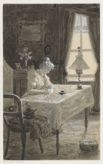 Mimi levelet ír alkotó: H.C. Louwerse (signed by artist)