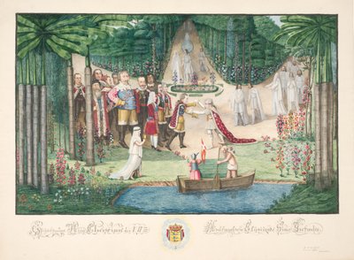 VII. Christian fogadtatása őseitől Elysiumban alkotó: H.G. Beenfeldt