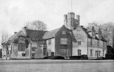 Bisham Abbey, Berkshire, északkeletről, 1924-1926. alkotó: HN King
