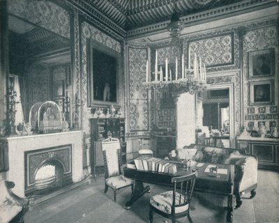 A Prince Consorts írószobája a Buckingham-palotában, 1899, 1901 alkotó: HN King