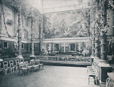 A Buckingham-palota privát kápolnája, 1910 1911 alkotó: HN King