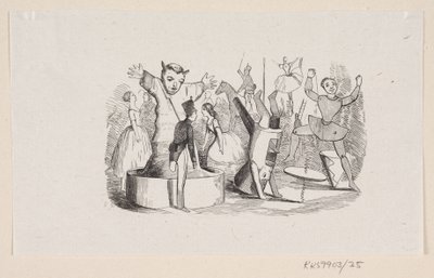Illusztráció a "The Steadfast Tin Soldier" című filmhez H.C. Andersen, "Tündérmesék és történetek", 1. kötet alkotó: H.P. Hansen
