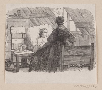 Illusztráció az "Öt borsóhüvelyből" című filmhez H.C. Andersen, "Tündérmesék és történetek", 2. kötet alkotó: H.P. Hansen