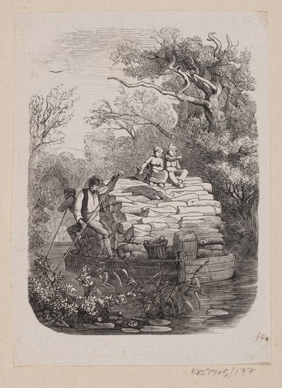 Illusztráció az "Ib and little Christine"-hez H.C. Andersen, "Tündérmesék és történetek", 2. kötet alkotó: H.P. Hansen