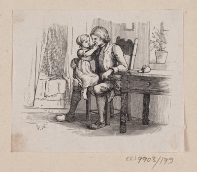 Illusztráció az "Ib and little Christine"-hez H.C. Andersen, "Tündérmesék és történetek", 2. kötet alkotó: H.P. Hansen