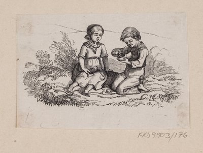 Illusztráció az "Ib and little Christine"-hez H.C. Andersen, "Tündérmesék és történetek", 2. kötet alkotó: H.P. Hansen