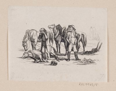 Illusztráció a "Little Claus and big Claus"-hoz H.C. Andersen, "Tündérmesék és történetek", 1. kötet alkotó: H.P. Hansen