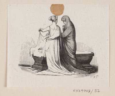 Illusztráció a "Lykkens Kalosker"-hez H.C. Andersen, "Tündérmesék és történetek", 1. kötet alkotó: H.P. Hansen