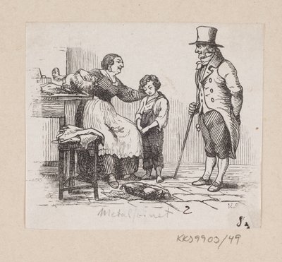 Illusztráció a "The Metal Pig"-hez H.C. Andersen, "Tündérmesék és történetek", 1. kötet alkotó: H.P. Hansen