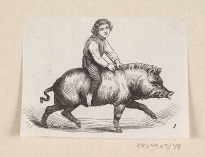 Illusztráció a "The Metal Pig"-hez H.C. Andersen, "Tündérmesék és történetek", 1. kötet alkotó: H.P. Hansen