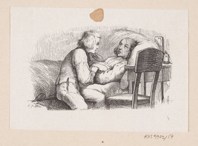 Illusztráció a "The Traveling Companion" című filmhez H.C. Andersen, "Tündérmesék és történetek", 1. kötet alkotó: H.P. Hansen