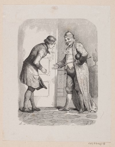 Illusztráció a "The Traveling Companion" című filmhez H.C. Andersen, "Tündérmesék és történetek", 1. kötet alkotó: H.P. Hansen
