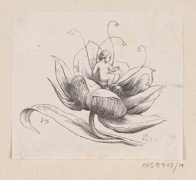 Illusztráció a "Tommelise"-hoz H.C. Andersen, "Tündérmesék és történetek", 1. kötet alkotó: H.P. Hansen